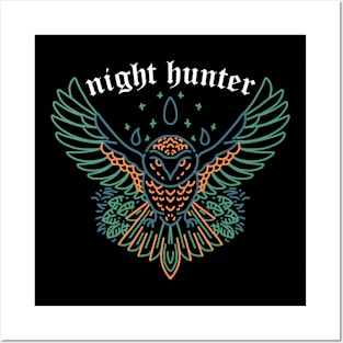 night hunter Posters and Art